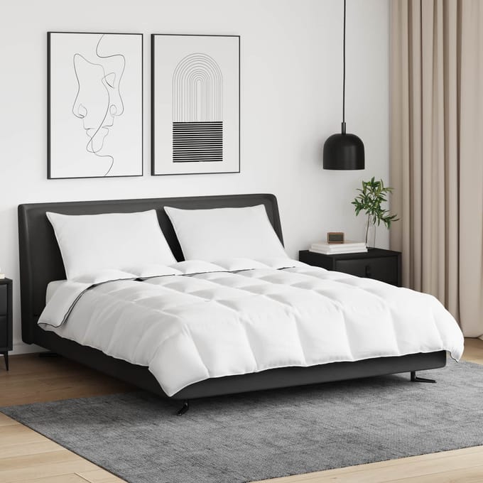 vidaXL - Winter - Duvet - met - kussen - 3 - st - Wit - Donsveer