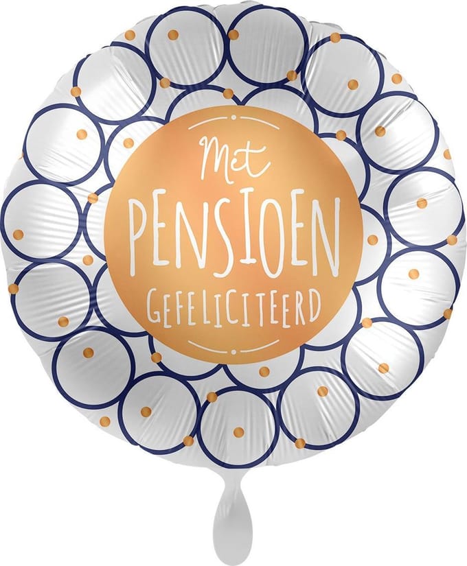 Folieballon - Met Pensioen