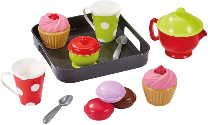 Ecoiffier 100% Chef Cupcakes op Dienlad Speelset - 12dlg.