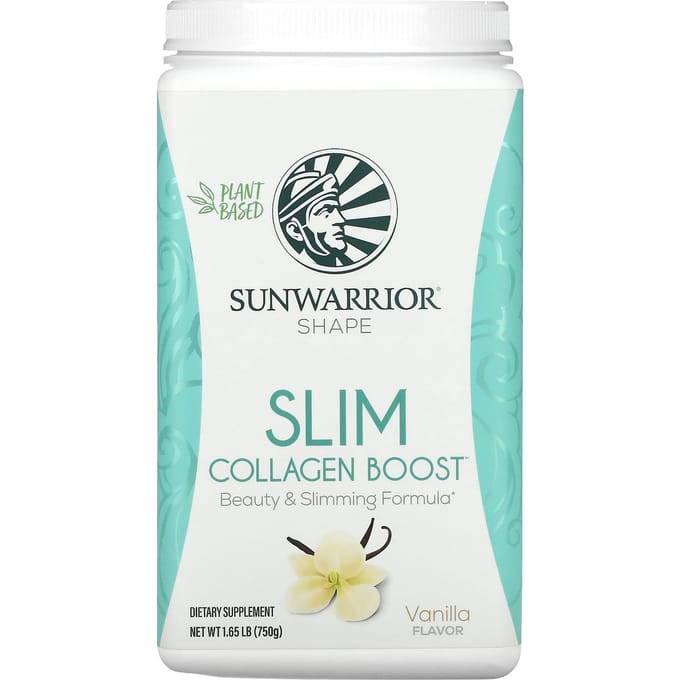 Sunwarrior, Shape, Slim Collageen Boost, Vanille, 0,75 kg (750 g)