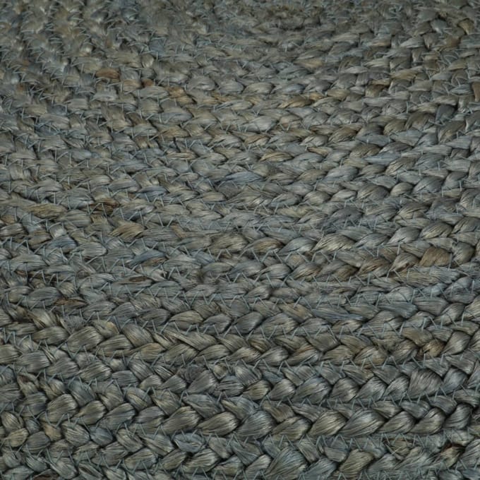 vidaXL - Poef - handgemaakt - 45x30 - cm - jute - olijfgroen