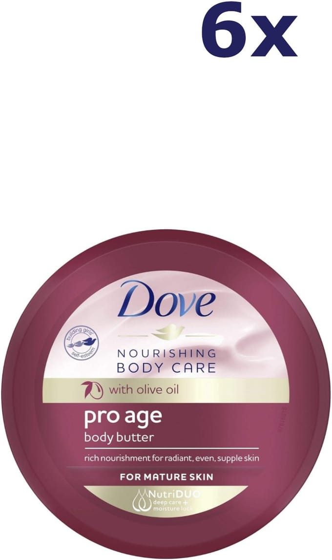 6x Dove - Bodycrème Pro Age 250ml