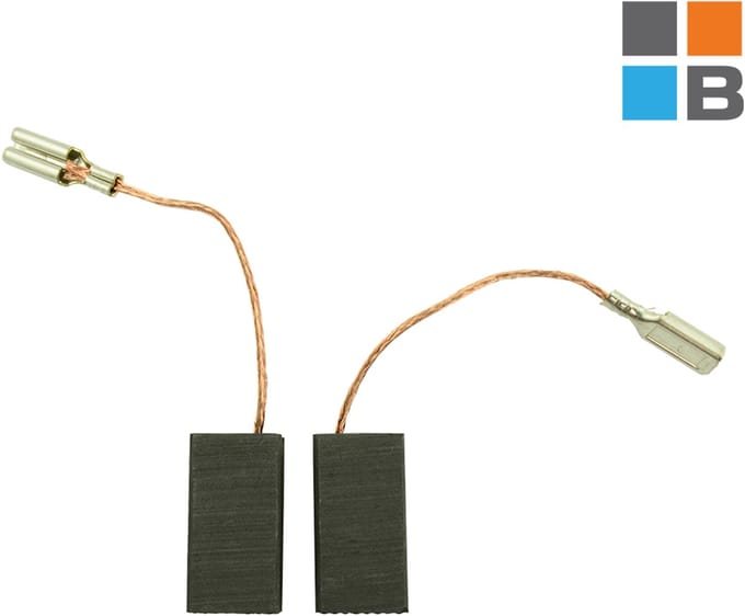 Koolborstels voor Parkside PPM 1200 A1 polijstmachine - 6 x 9 x 17mm