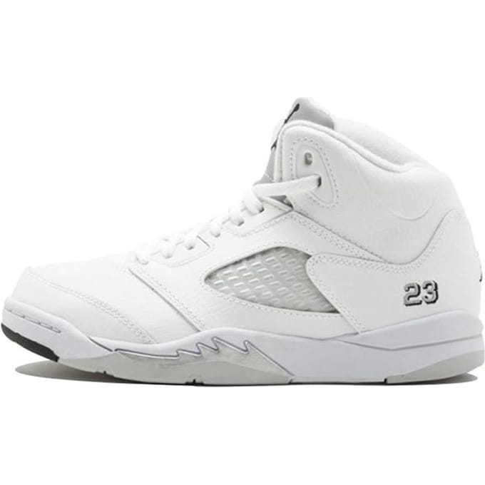 Jordan 5 Retro Metallic White 2015 PS 440889-130 33 gray