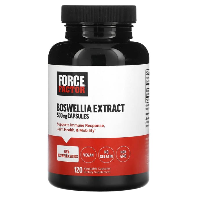 Extrait de Boswellia, 500 mg, 120 Gélules Végétales