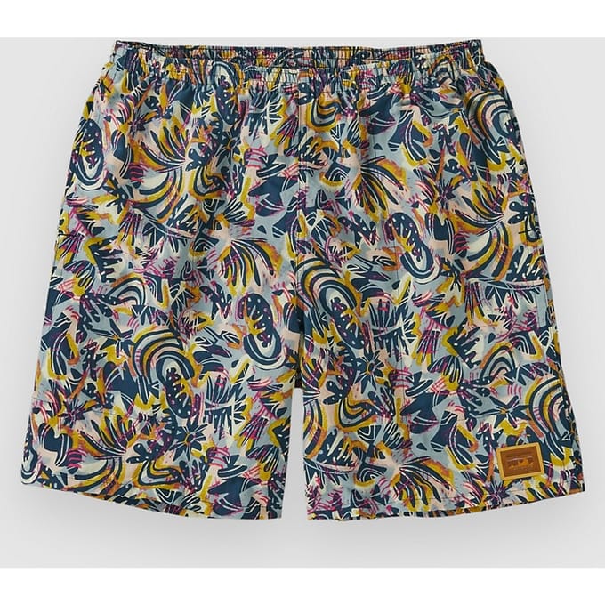 PATAGONIA - M's Baggies Longs - 7 in. - Wild Botanist: Tidal Teal - xl