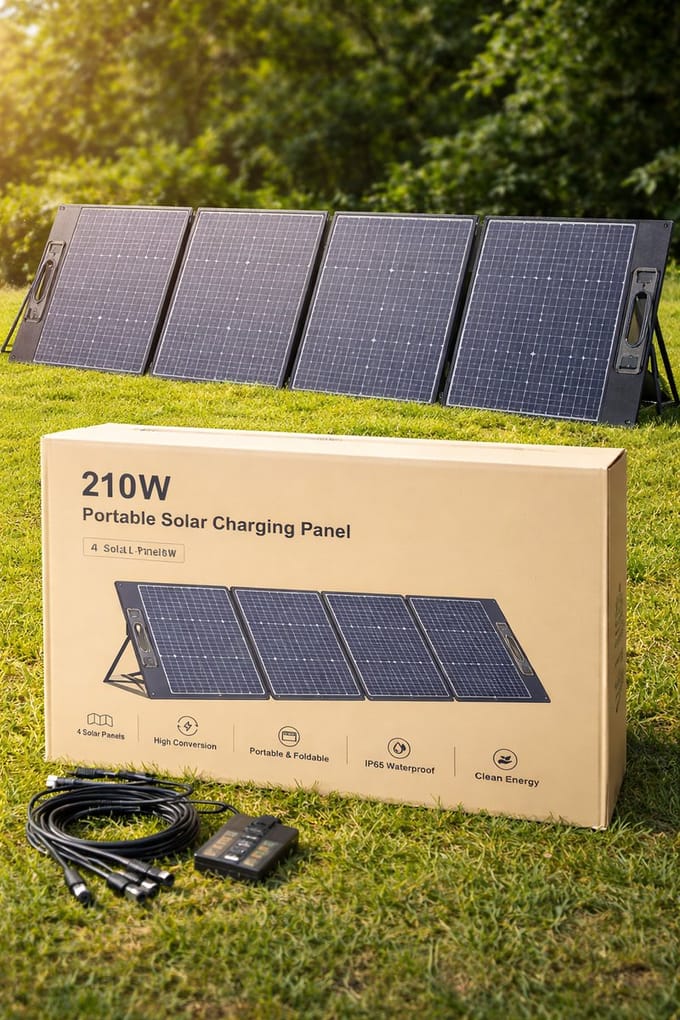 AFECTO 210W Draagbaar Zonnepaneel