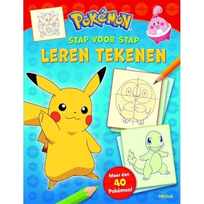 Deltas Pokemon - Stap voor stap leren tekenen Kleurboeken