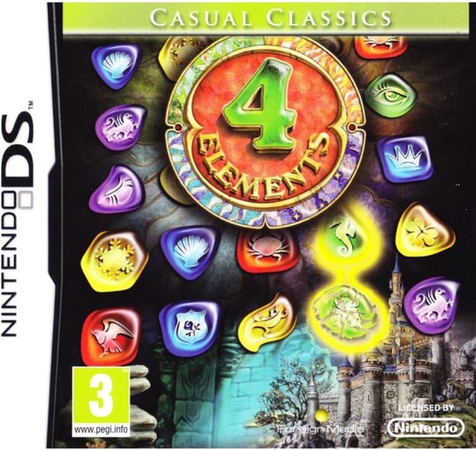 4 Elements (Nintendo DS tweedehands game)