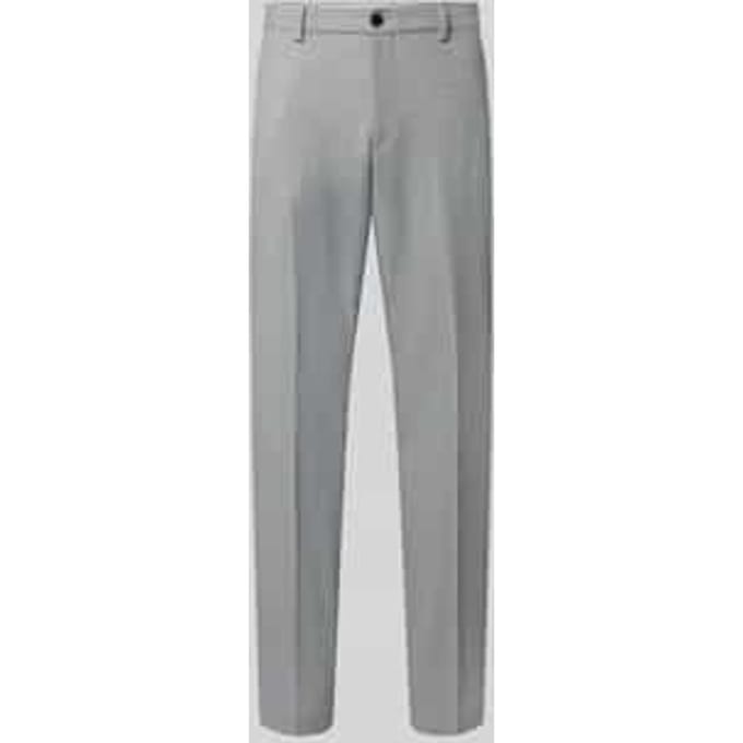 pantalon regular fit met viscose