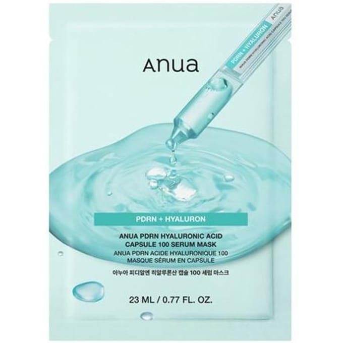 Anua - PDRN Hyaluronic Acid Capsule 100 Serum Mask 2026 Version - 23ml x 1 sheet