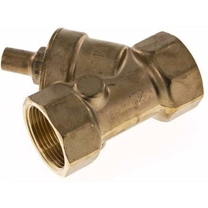 Rp 1-1/4'' Messing Y Terugslagklep 10 bar (145 psi) NBR