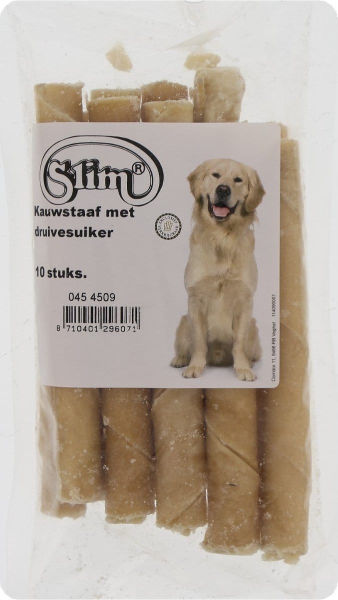 Slim Kauwstaaf met druivensuiker - Zak 10 stuks