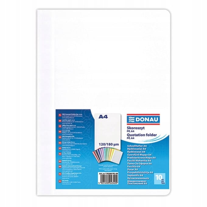Donu PP A4 Standaard Kaart 120/180 micron Wit