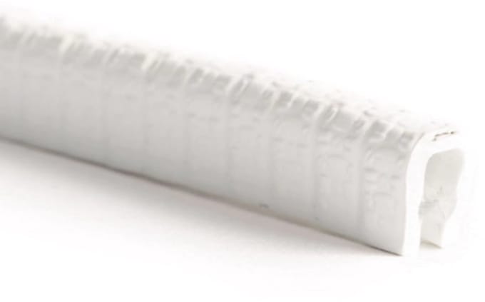 PVC kantafwerkprofiel 0.5-2.0 mm wit - stuk a 1 meter