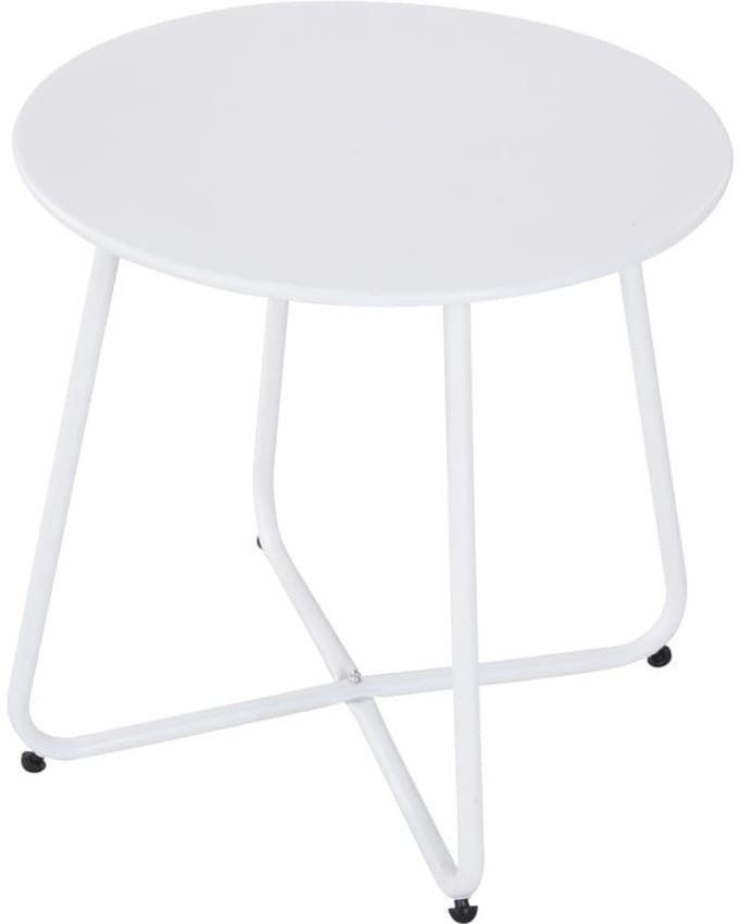 Bijzettafel Treasure wit 40 x 45 cm