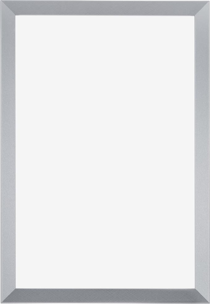Fotolijst 30x45 cm - MDF - Zilver Glans - Cork