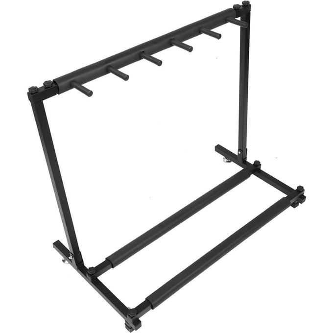 Support d'exposition pour guitares en métal robuste, support, organisateur, support, accessoire pour instrument(5 Espaces) gray