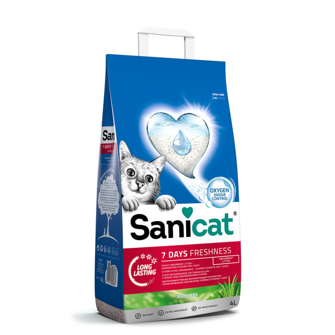 4x4l Sanicat 7 Days Aloë Vera Kattenbakvulling