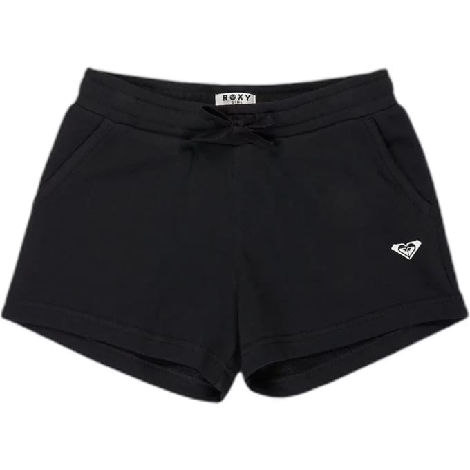 Roxy Surf Feeling Terry Korte Sportbroek Zwart 12 Years Meisje
