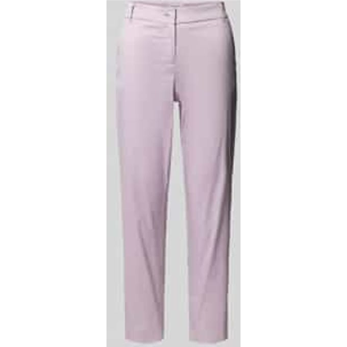 slim fit stoffen broek in verkorte pasvorm