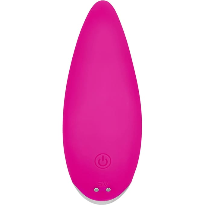 EIS, vibrator, siliconen oplegvibrator, 11 cm, waterdicht, oplaadbaar