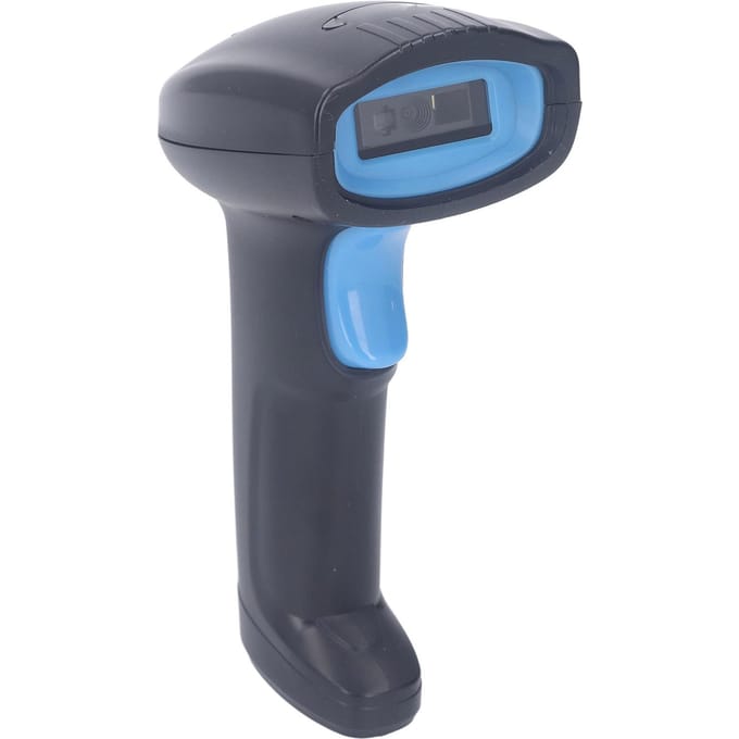 Handheld Barcode Scanner Draadloos 1D 2D 2.4G Bluetooth USB 3-in-1 Automatische QR-code Scanner gray