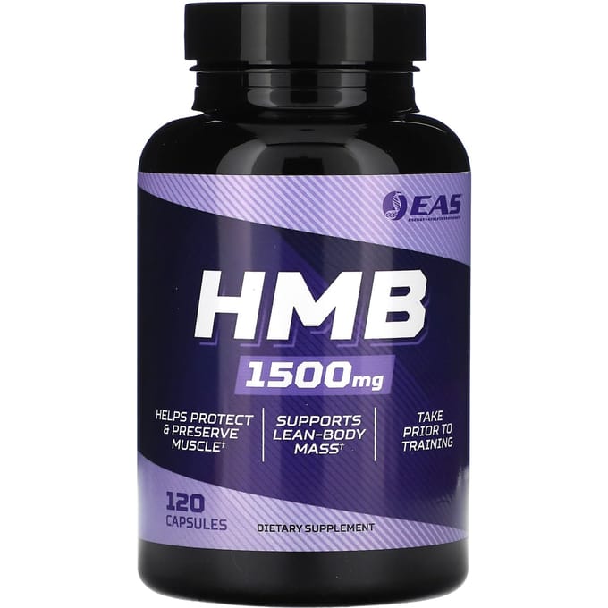 EAS, HMB, 1.500 mg, 120 capsules (750 mg per capsule)
