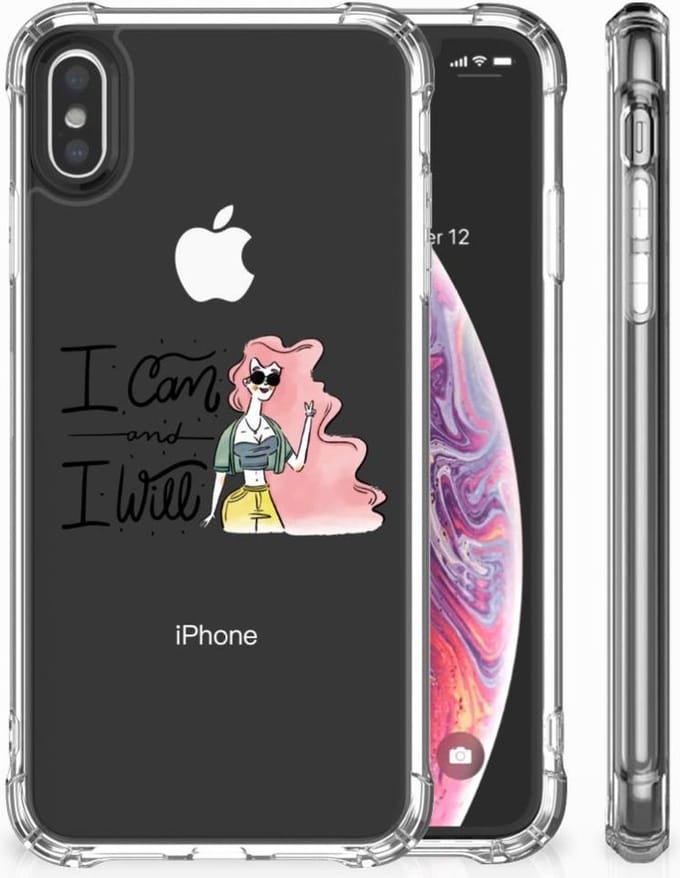 Apple iPhone X | Xs Stevig Bumper Hoesje i Can