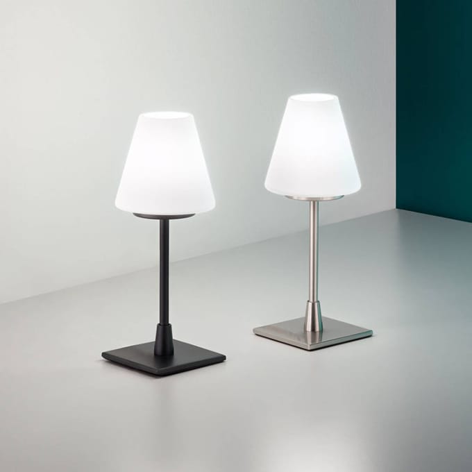 Fabas Luce Lucy LED tafellamp met touchdimmer, zwart
