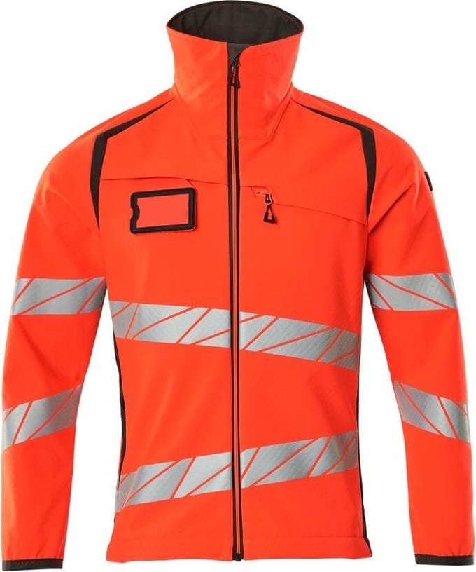 Mascot Accelerate Safe Softshell Jas 19002 - Mannen - Rood/Antraciet - M