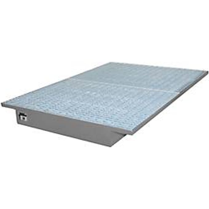 Hangende opvangbakken voor stelling type EHW 1800, grijs RAL7005