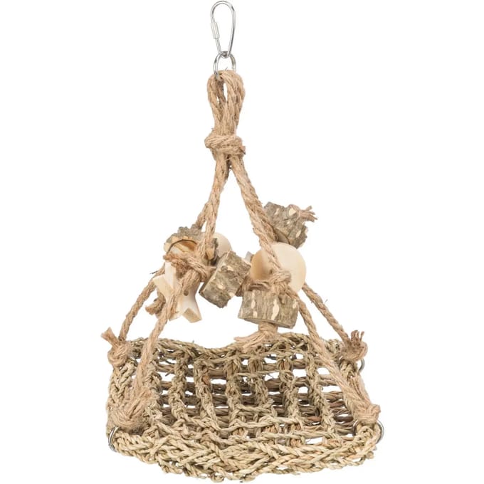 Trixie - Vogel Speelgoed - Schommel Zeegras - 19X19 cm