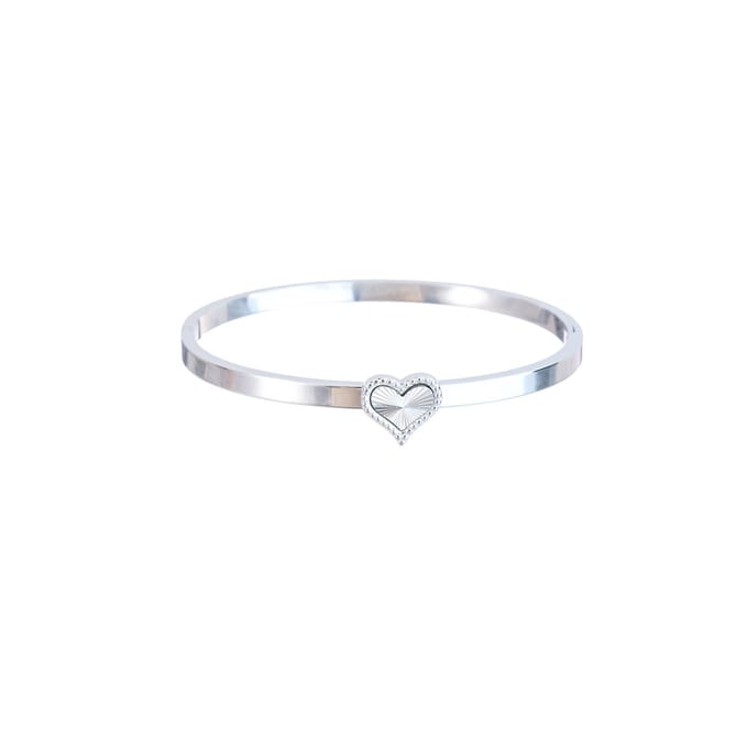 Go Dutch Label Armband (Sieraad) Hart Bangle Zilver
