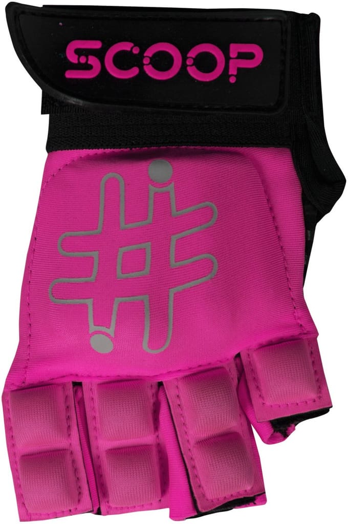 Scoop Hockeyhandschoenen Model 2 - Met Extra Grip & Bescherming - Roze - Maat M