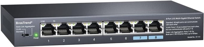 Netwerk Switch - Netwerk Splitter - Unmanaged - LAN