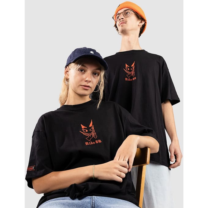 Nike SB Charcoal Dunk T-Shirt zwart