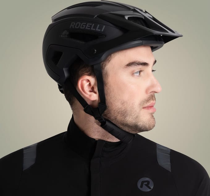 Rogelli Onyx MTB Dames en Heren Fietshelm - Verstelbaar - Zwart