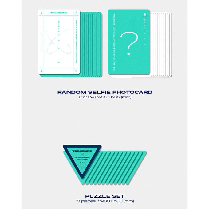 TREASURE - 1e mini-album [De tweede stap : Hoofdstuk een] (KIT ver) blue