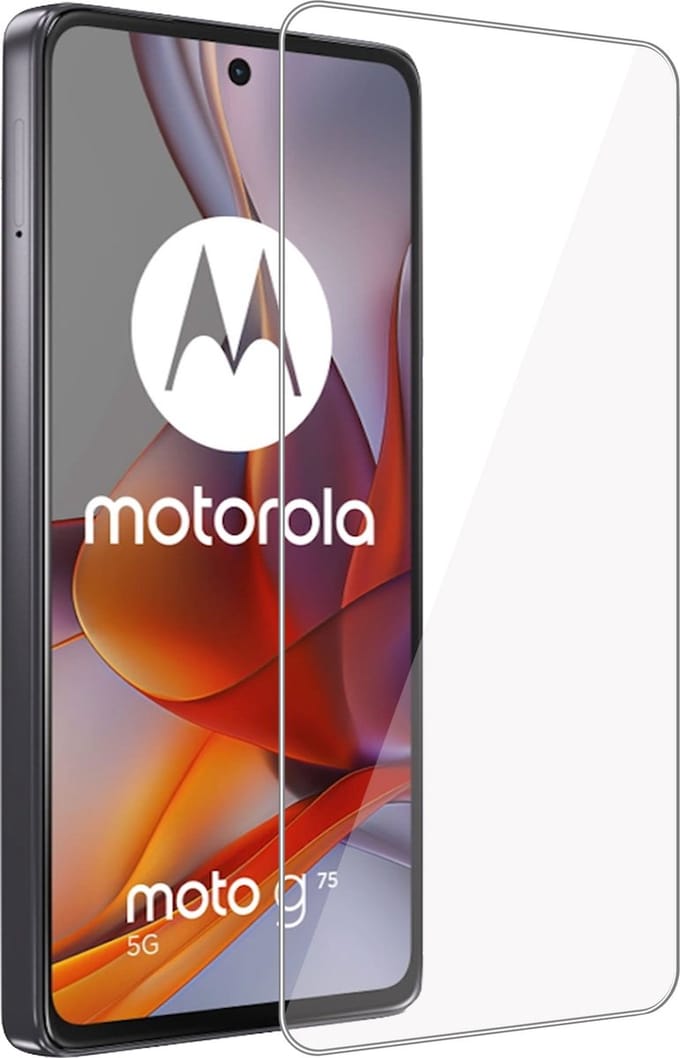 Geschikt voor Motorola Moto G75 5G - Screenprotector - Beschermglas - GuardCover
