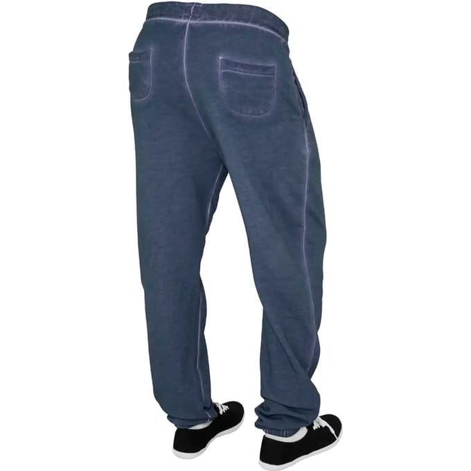 Urban Classics - Spray Dye Dames joggingbroek - XS - Blauw