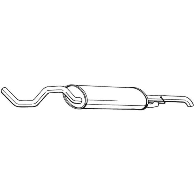 Geluiddemper achter BOSAL 281-533