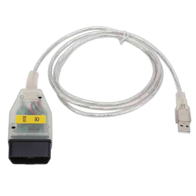 Auto MINI VCI OBD2 Diagnostische Kabel J1962 22-pins Connector SMD Chip voor TIS OEM Software gray