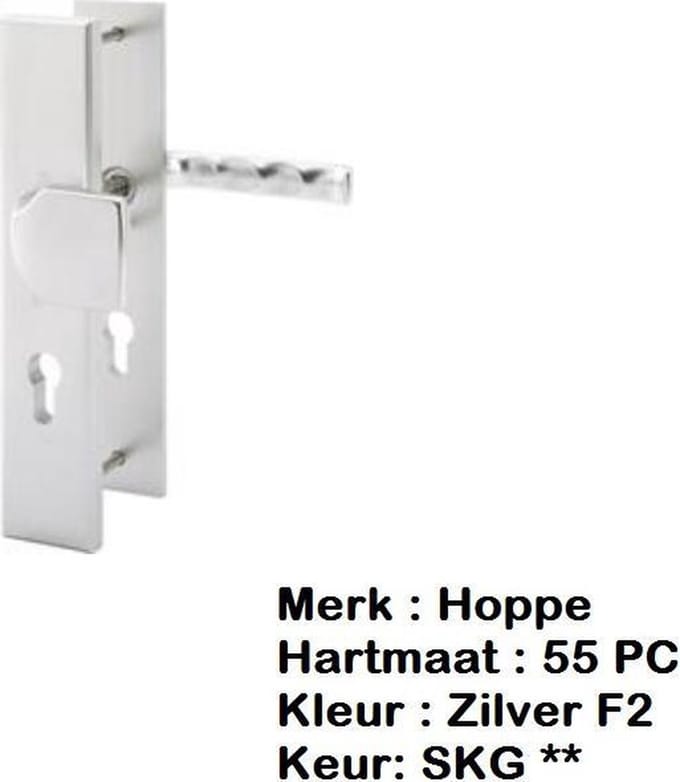 Hoppe veiligheids garnituur 61g/2235/2234/113 pc55 Ff2