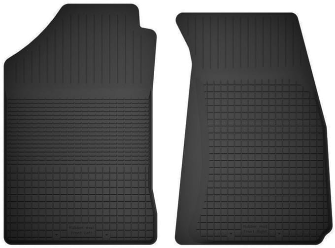 Wielganizator - BasicProtect Serie - Voorste Rubber Matten - Ford Ranger MK2 - 1,5 cm Rand