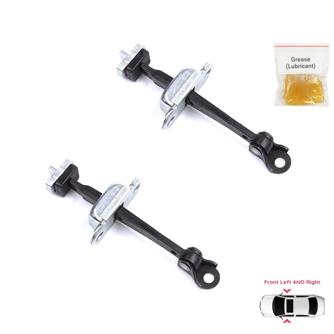 BDP1476-1 2 Butées de porte avant avec sangle de limitation pour Honda Civic MK7 VII 2000-2006 Coupé HB Berline 72380S5DA11