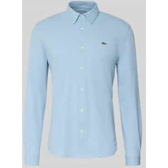 slim fit vrijetijdsoverhemd van puur katoen