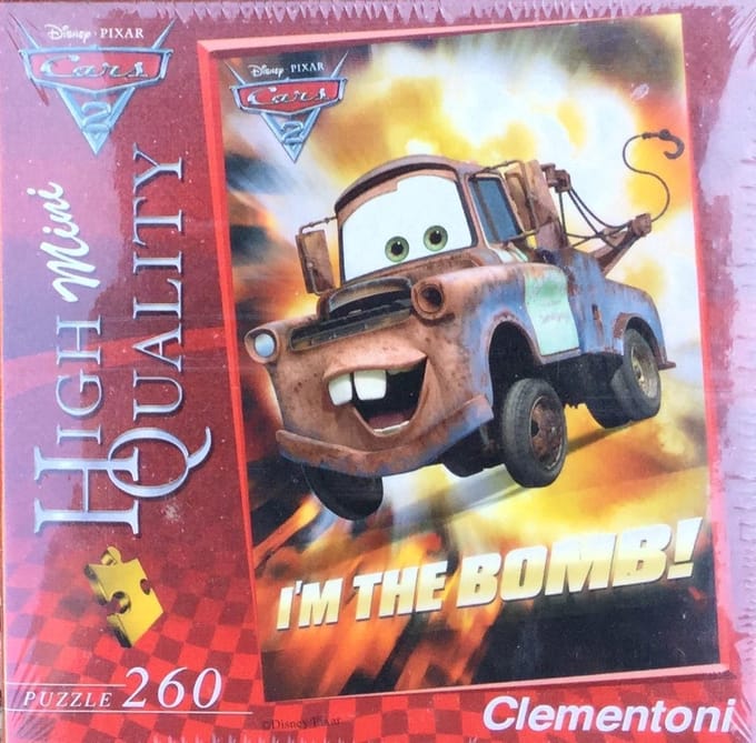 Legpuzzel - Minipuzzel - 260 stukjes - Cars - Clementoni puzzel