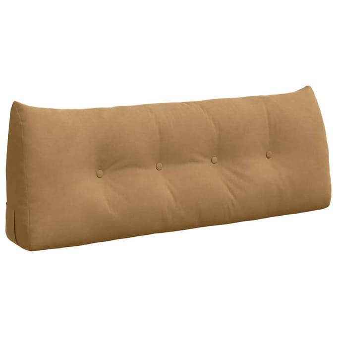 vidaXL - Rugkussen - Bruin - 120 - x - 24 - x - 50 - cm - Fluweel