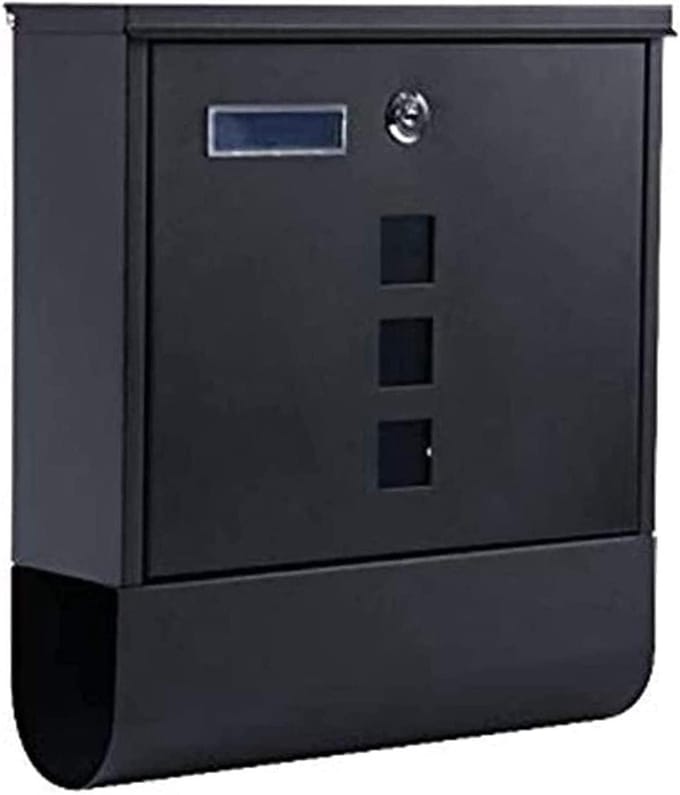 Brievenbus - Pakketbox - Veilig brieven ontvangen - Afsluitbaar - Verticaal - Modern